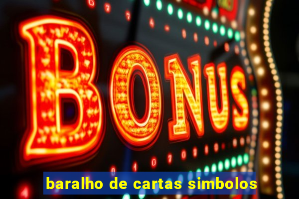 baralho de cartas simbolos